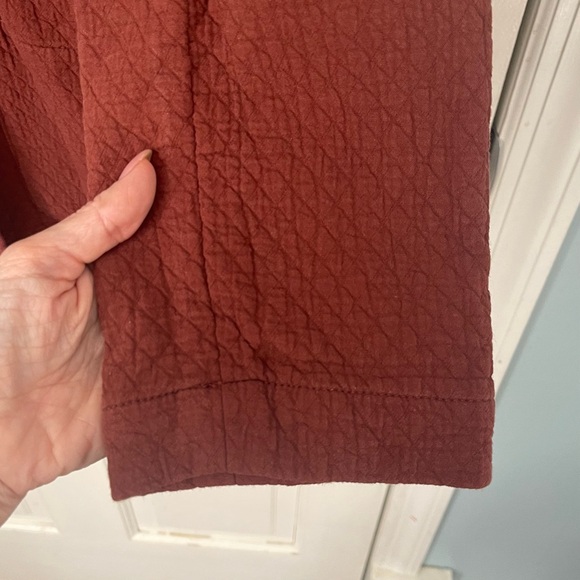 Madewell Diamond Jacquard Shaw Blazer Stained Mahogany Size XS Knit Casual - Picture 7 of 10